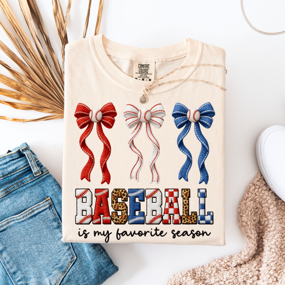 BASEBALL IS MY FAVORITE SEASON T-SHIRT