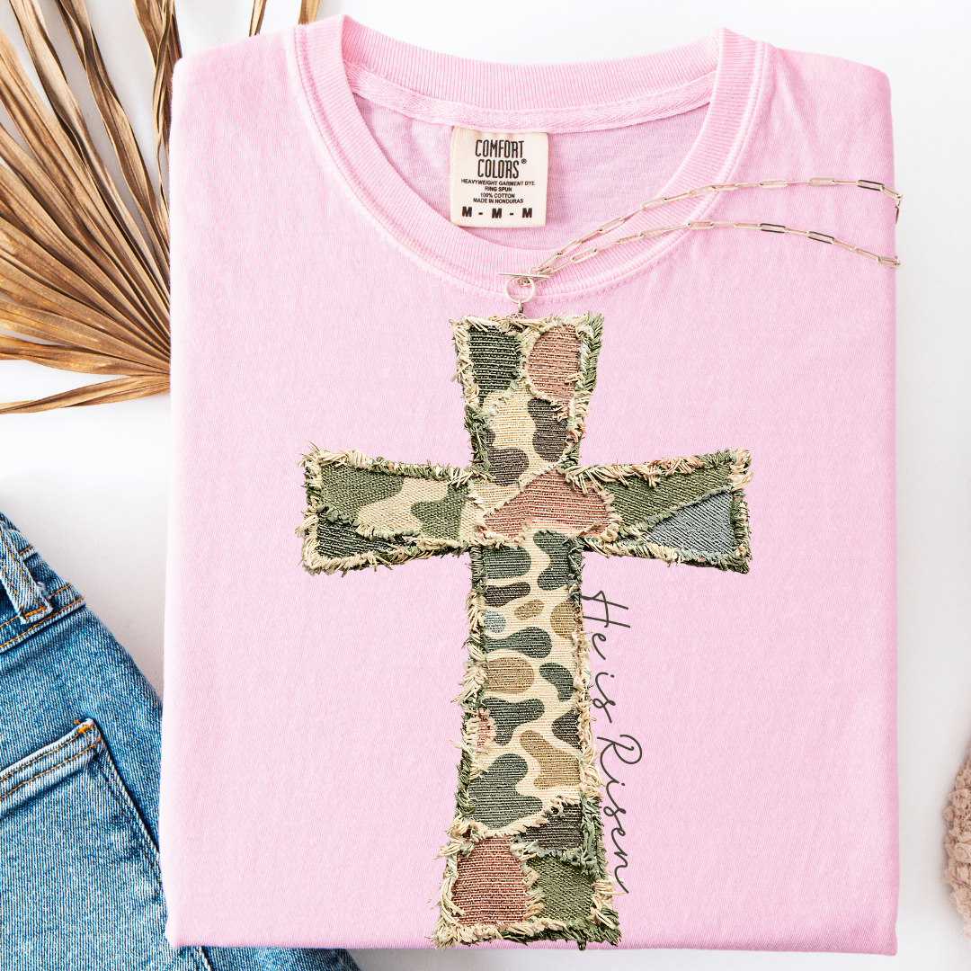 PATCHWORK CROSS TSHIRT