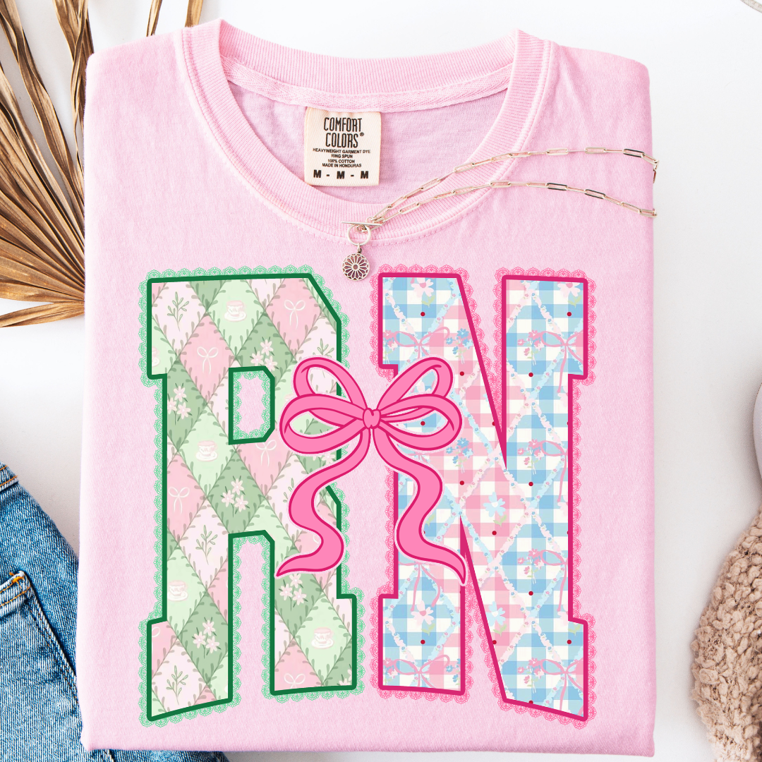 FLORAL VINTAGE RN T-SHIRT