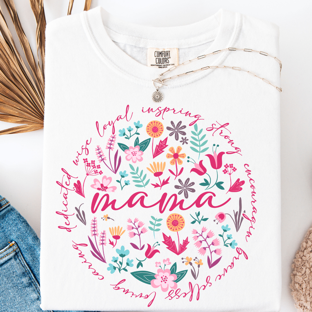 MAMA FLORAL T-SHIRT