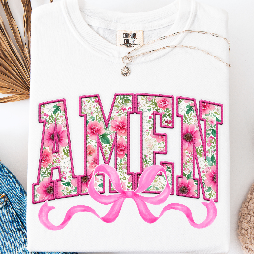 FLORAL AMEN T-SHIRT
