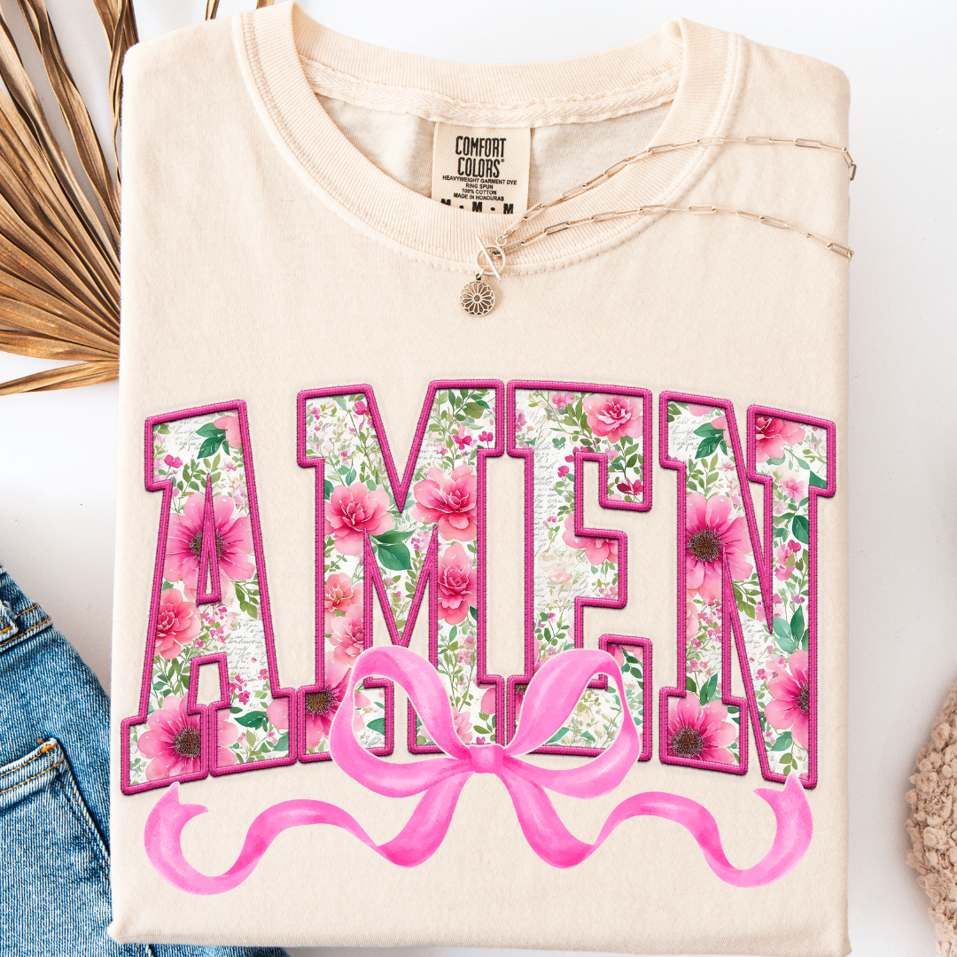 FLORAL AMEN T-SHIRT