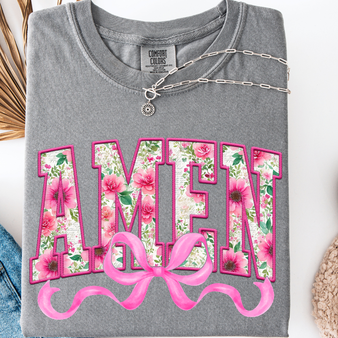 FLORAL AMEN T-SHIRT