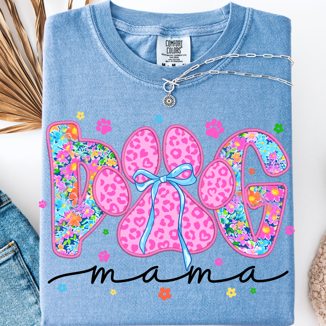 PREPPY DOG MAMA T-SHIRT