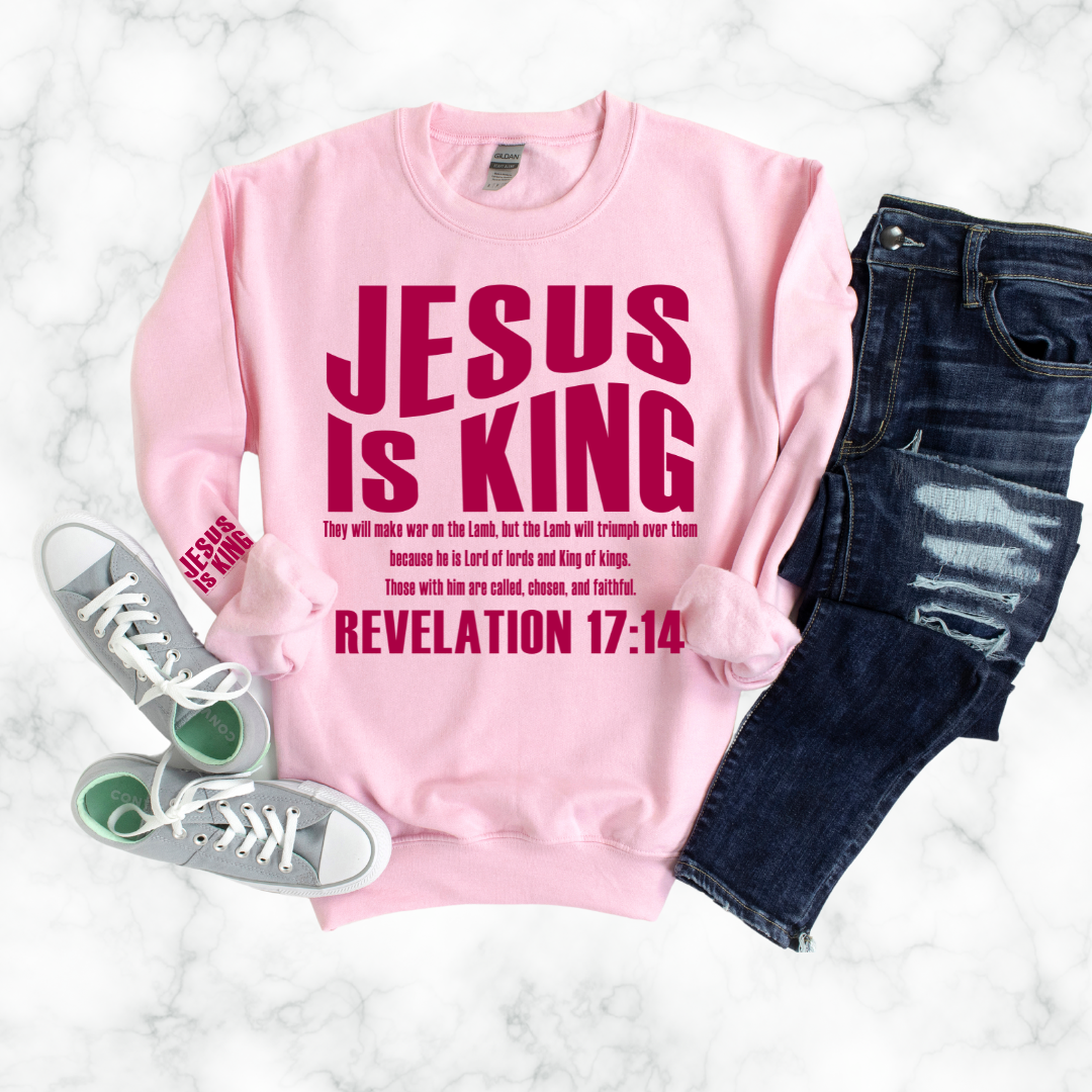 JESUS IS KING SWEATSHIRT