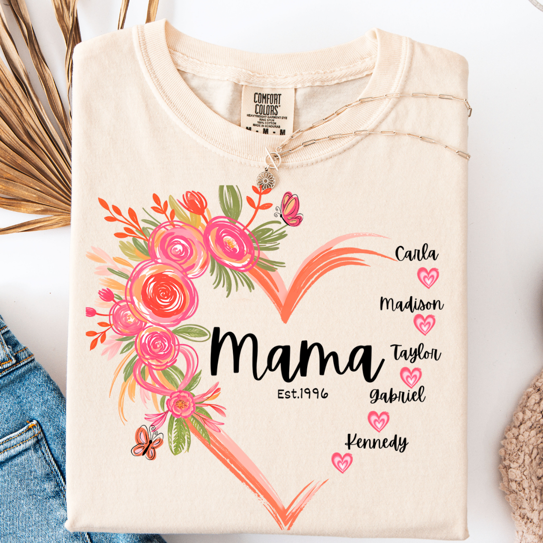 MAMA HEART T-SHIRT