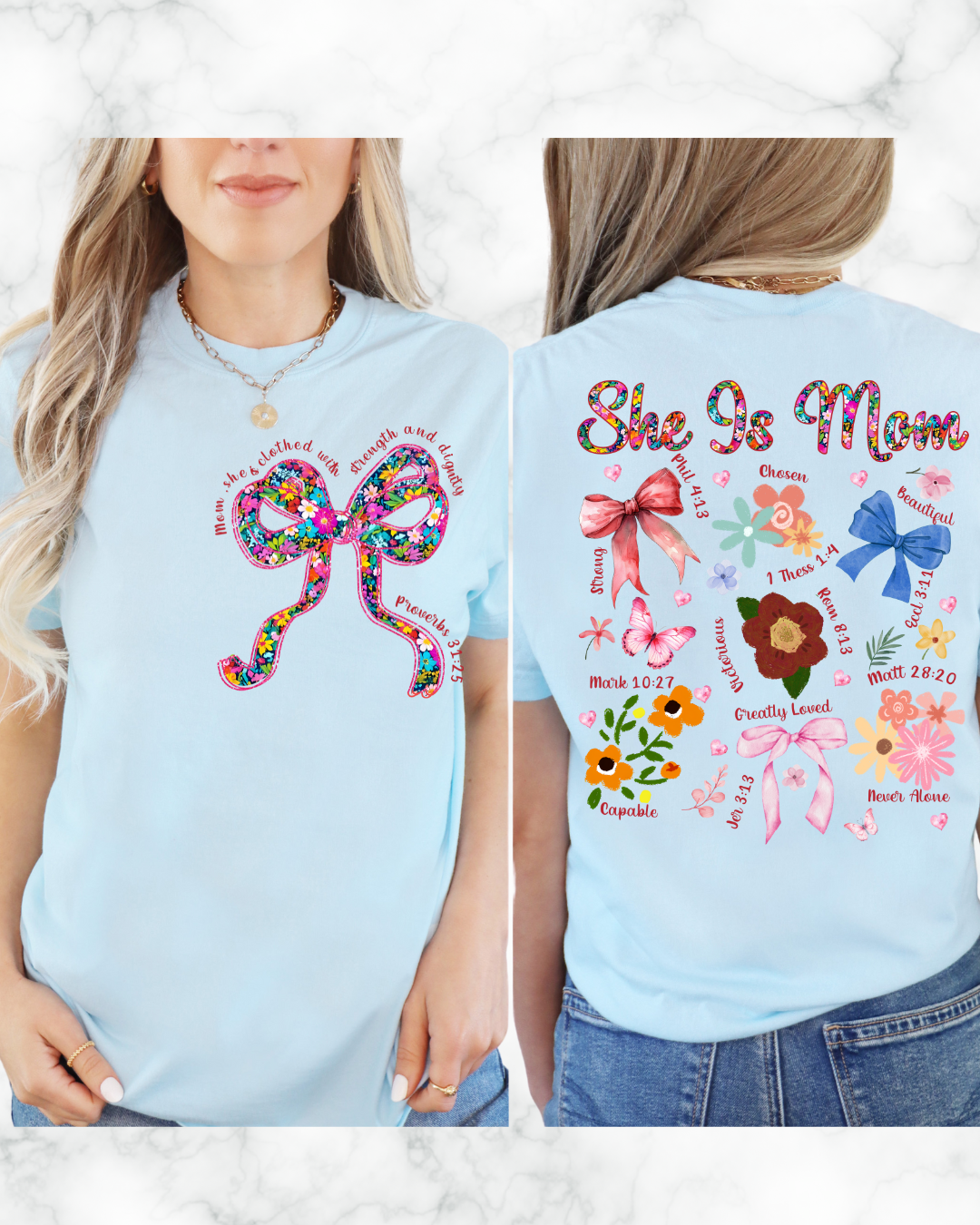 SHE IS MOM T-SHIRT