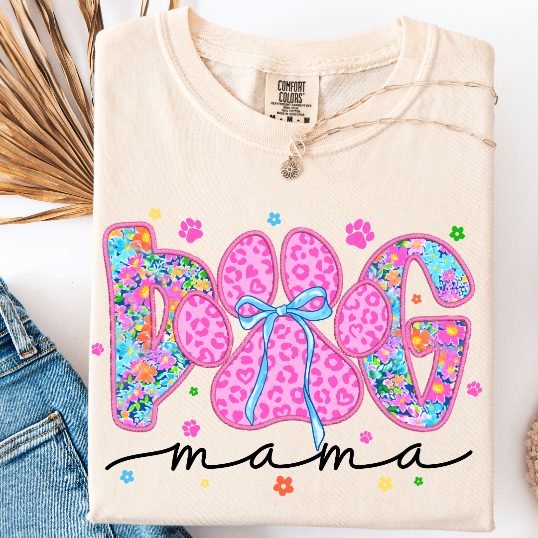 PREPPY DOG MAMA T-SHIRT