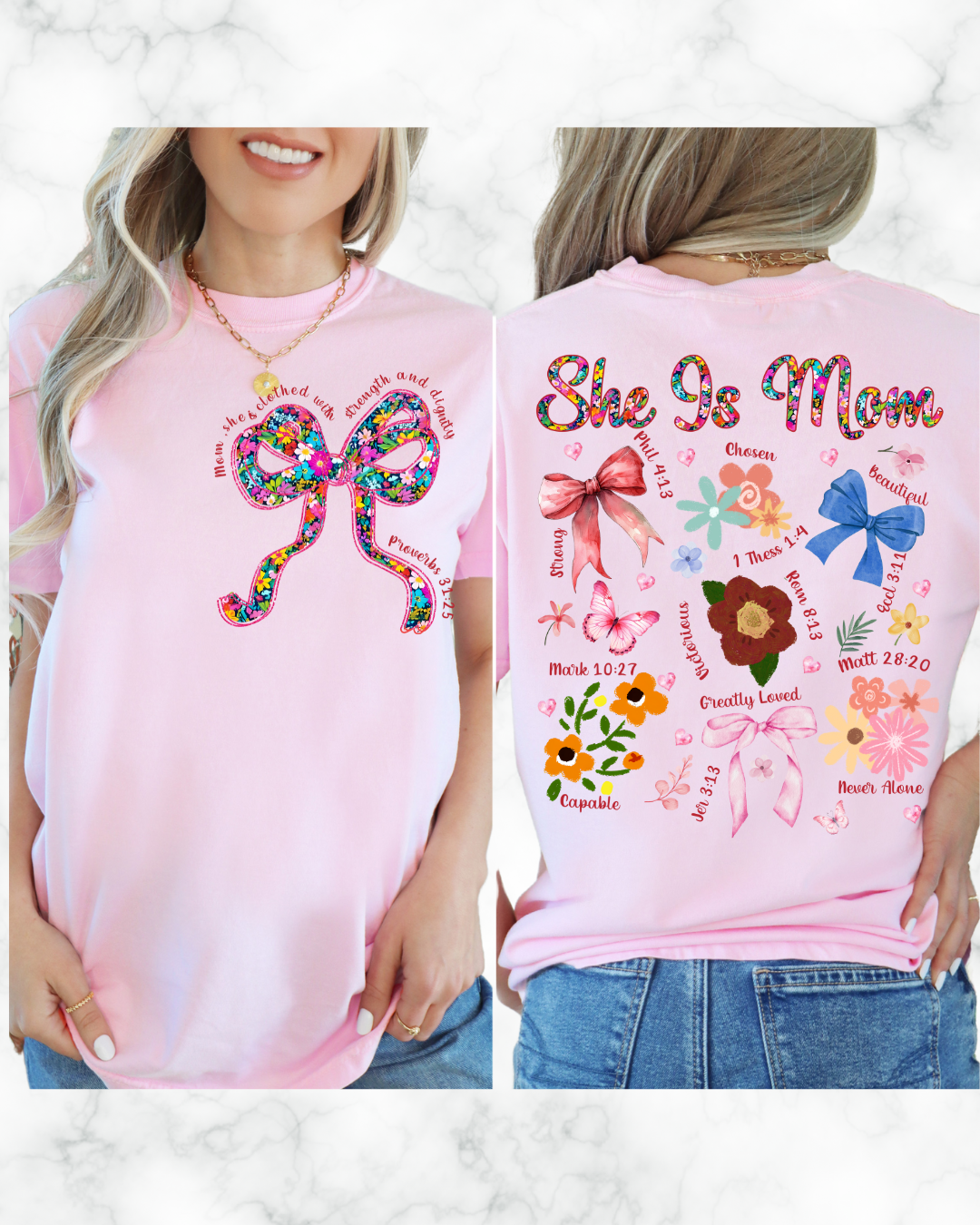 SHE IS MOM T-SHIRT