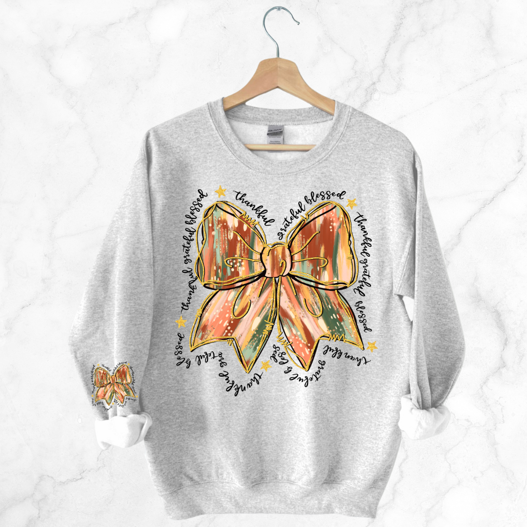 THANKFUL GRATEFUL AND BLESSED SWEATSHIRT