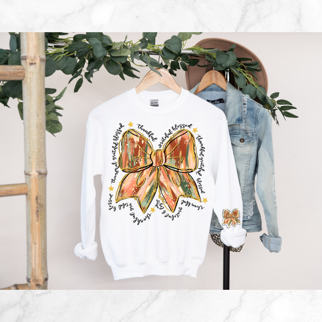 THANKFUL GRATEFUL AND BLESSED SWEATSHIRT