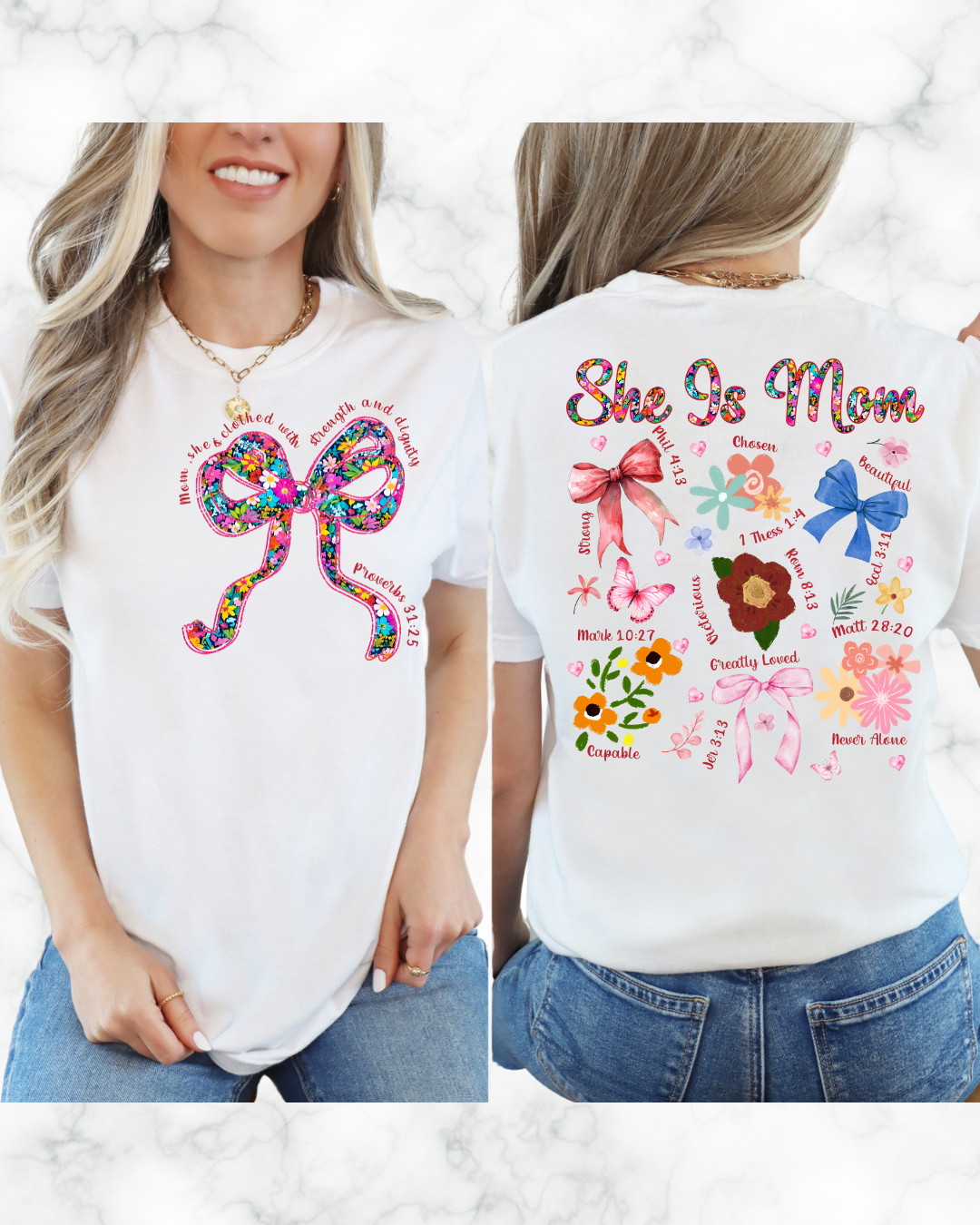 SHE IS MOM T-SHIRT