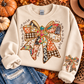 GOD IS WITHIN HER FAUX PATCHWORK SWEATSHIRT