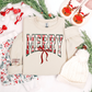 PLAID MERRY SWEATSHIRT