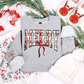 PLAID MERRY SWEATSHIRT