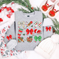 RETRO TEACHER CHRISTMAS COQUETTE PENCIL BOW SWEATSHIRT