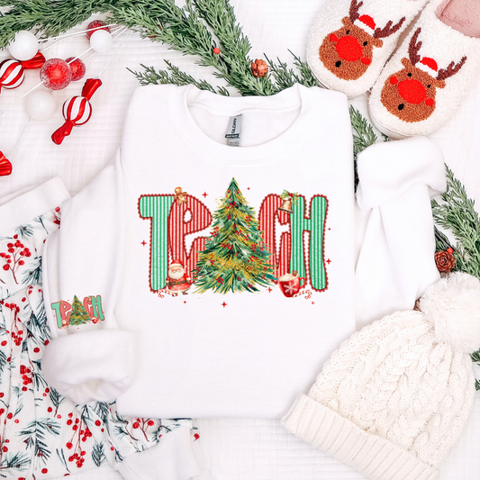 PREPPY TEACH TREE SWEATSHIRT