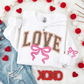 PREPPY LOVE BOW SWEATSHIRT