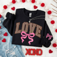 PREPPY LOVE BOW SWEATSHIRT