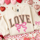 PREPPY LOVE BOW SWEATSHIRT