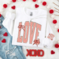 RETRO CHECKERED LOVE COQUETTE SWEATSHIRT