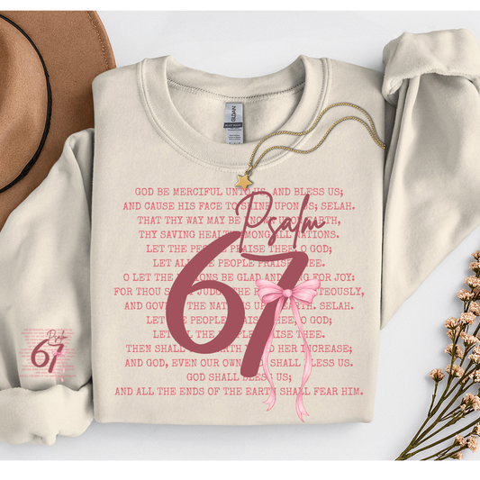 PSALM 67 COQUETTE SWEATSHIRT