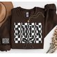 CHECKERED AMEN SWEATSHIRT