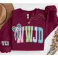 WHAT WOULD JESUS DO PREPPY SWEATSHIRT