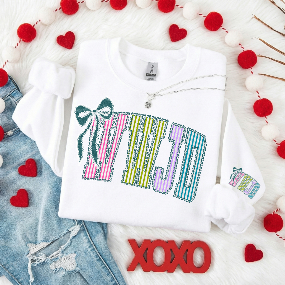 WHAT WOULD JESUS DO PREPPY SWEATSHIRT