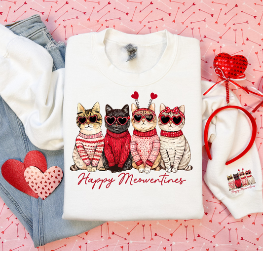 MEOWENTINES GIRLY GIRL SWEATSHIRT