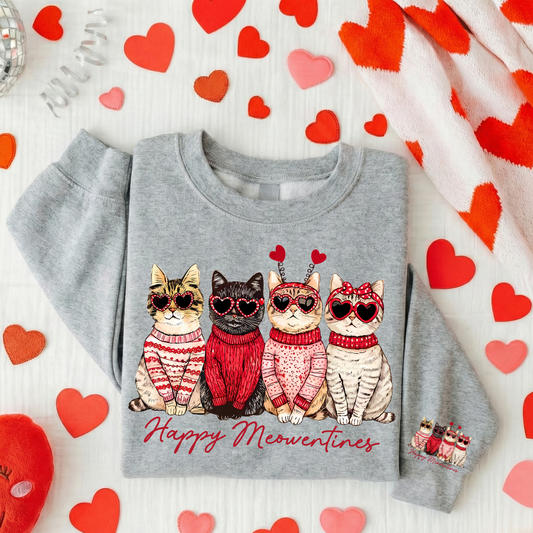 MEOWENTINES GIRLY GIRL SWEATSHIRT