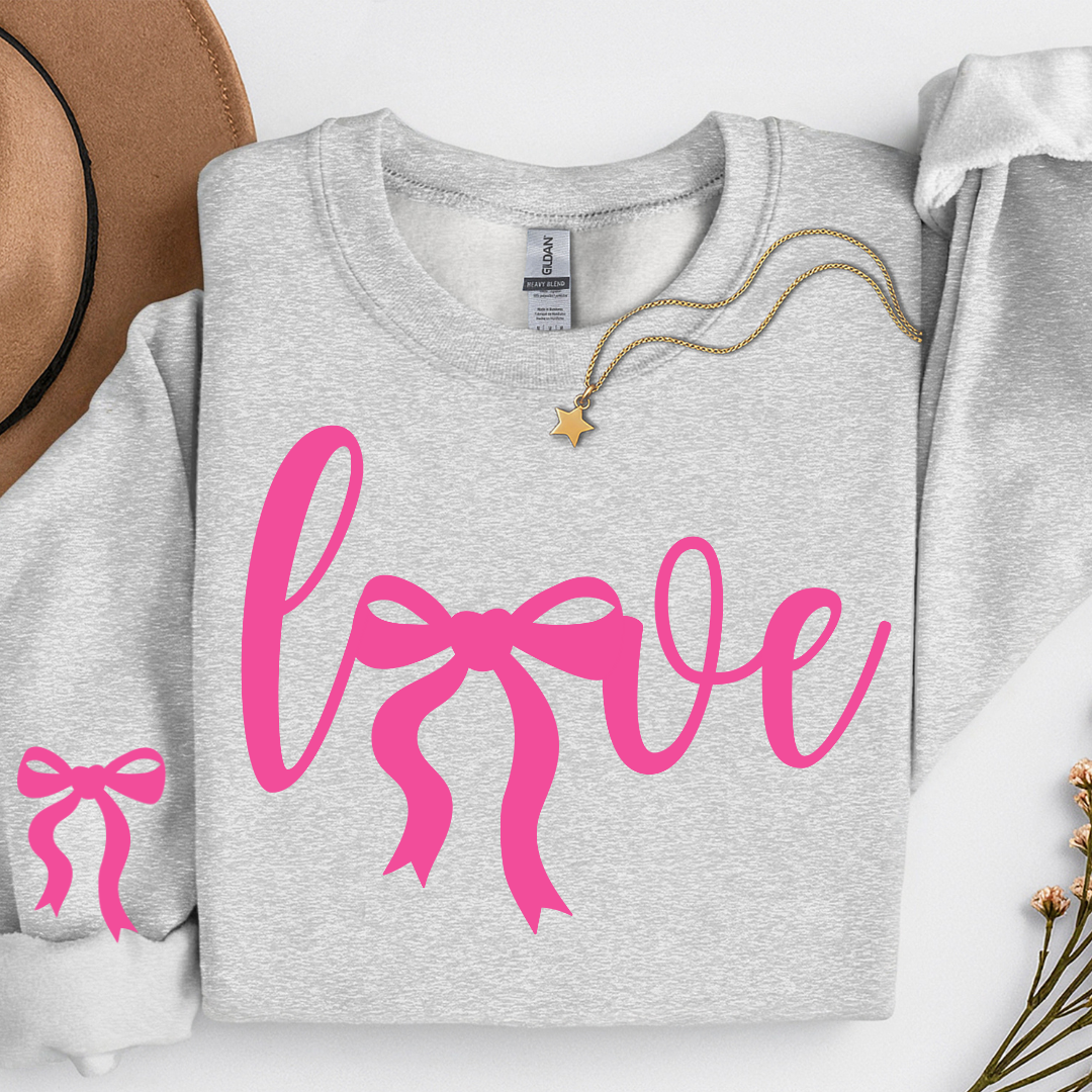 LOVE BOW SWEATSHIRT