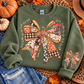 GOD IS WITHIN HER FAUX PATCHWORK SWEATSHIRT