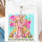 BRUSHSTROKE HE IS RISEN T-SHIRT