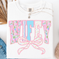 RETRO COQUETTE FLORAL WIFEY T-SHIRT