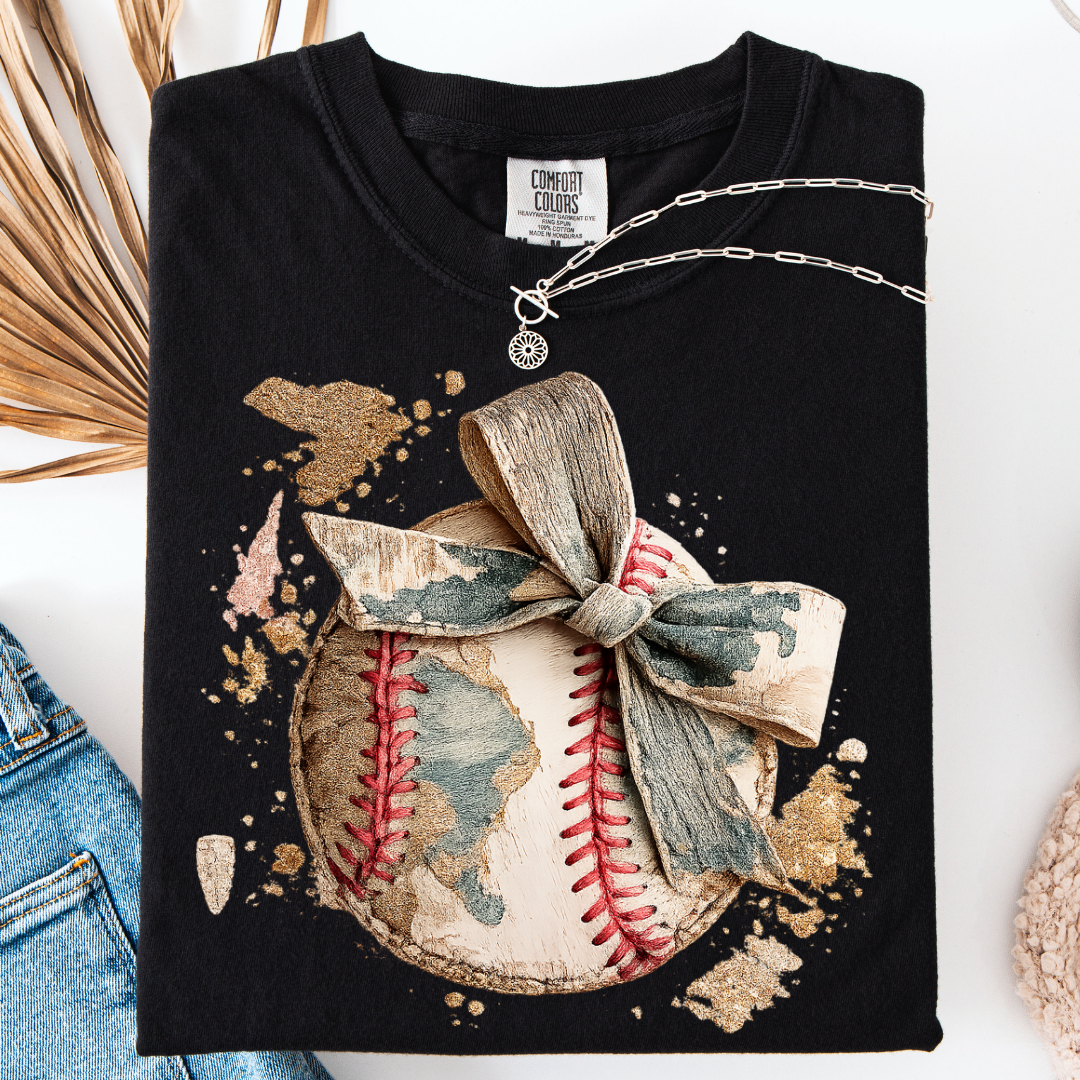 CAMO BASEBALL T-SHIRT