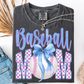 BASEBALL MOM COQUETTE BOW T-SHIRT