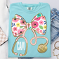 PERSONALIZED PREPPY STETHOSCOPE  NURSE T-SHIRT
