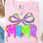 PREPPY MAMA NEON FLORAL T-SHIRT