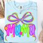 PREPPY MAMA NEON FLORAL T-SHIRT