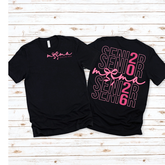 SENIOR MAMA COQUETTE BOW T-SHIRT