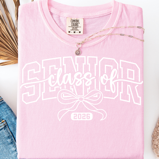 SENIOR 2026 BOW COCOQUETTE T-SHIRT