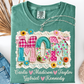 VINTAGE FAUX QUILTED MOM T-SHIRT