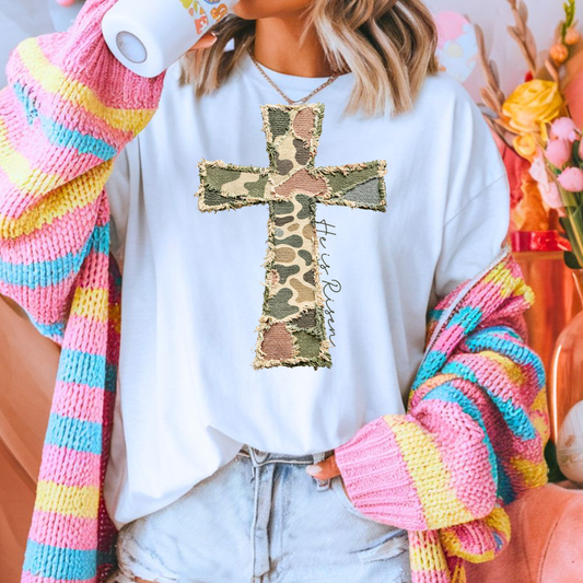 PATCHWORK CROSS TSHIRT