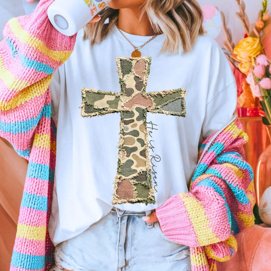 PATCHWORK CROSS TSHIRT