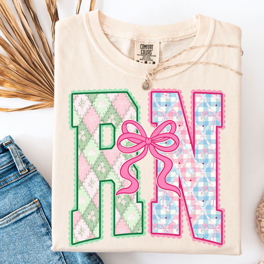 FLORAL VINTAGE RN T-SHIRT