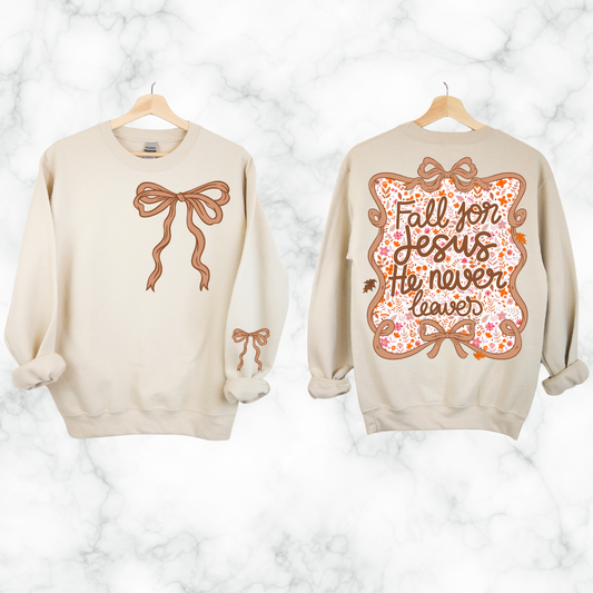 FALL FOR JESUS SWEATSHIRT