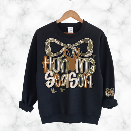 HUNTING BOW COQUETTE SWEATSHIRT