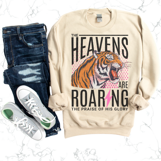 THE HEAVENS ARE ROARING SWEATSHIRT