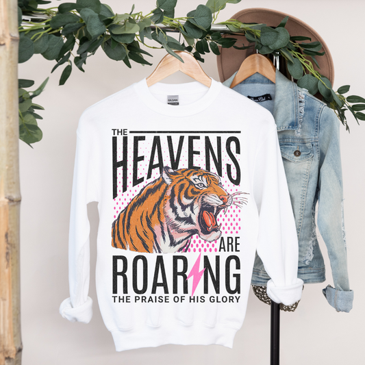 THE HEAVENS ARE ROARING SWEATSHIRT